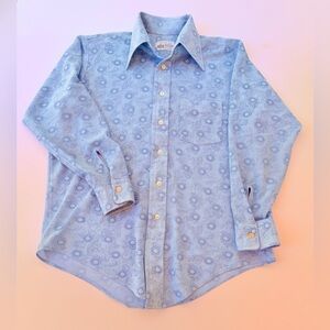 Vintage 70’s Men’s Kmart Brand Knit Shirt Size Large​